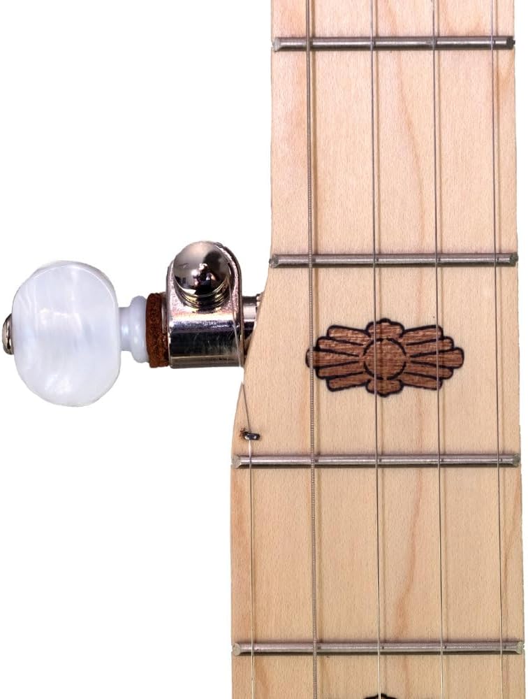 Deering Goodtime Two (2) LEFT HANDED 5-String Maple Resonator Bluegrass Banjo Bronze Powercoat Hardware, Art Deco Inlay with Instrument Alley Hard Case, Tuner, Picks, Bundle