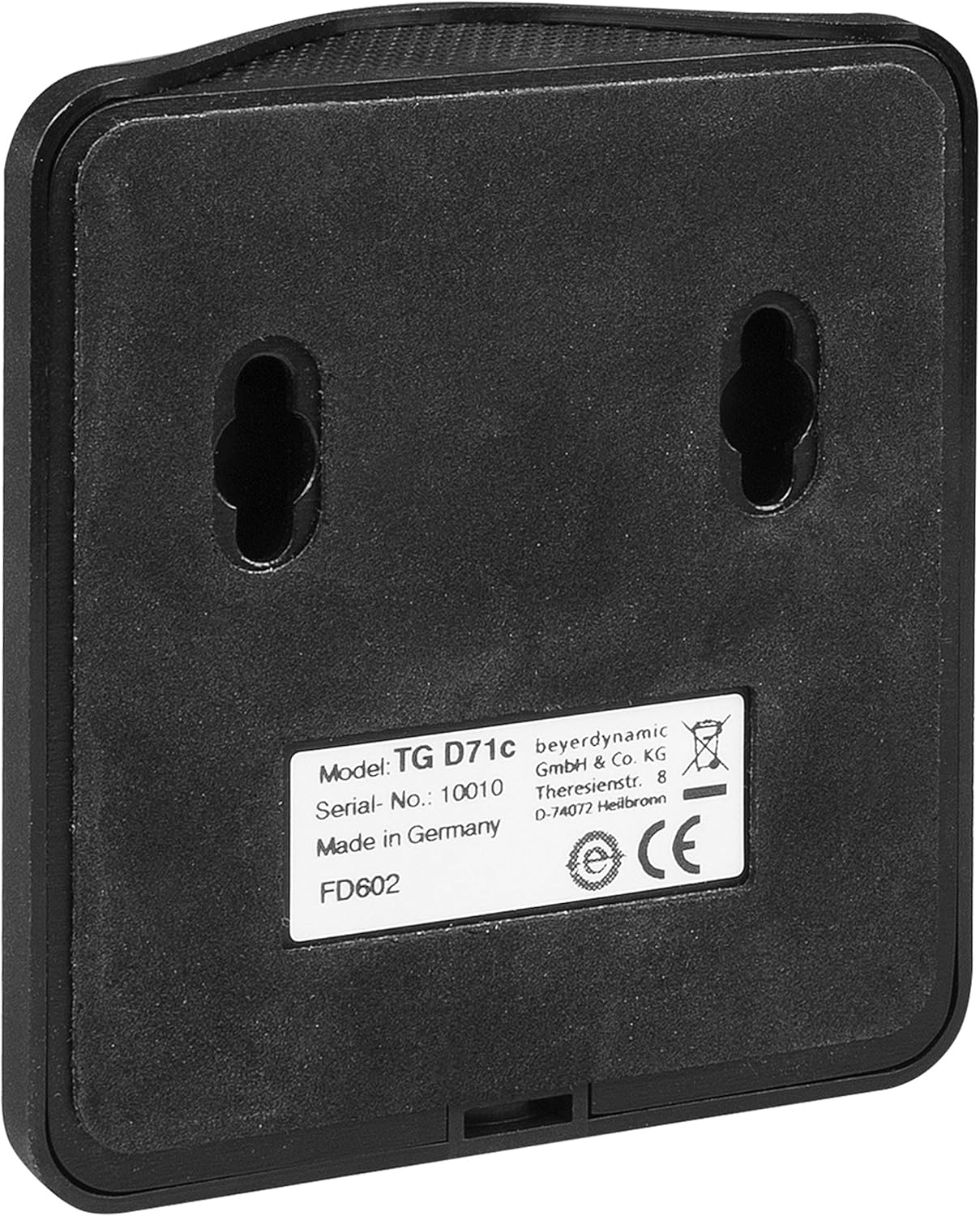 beyerdynamic TG D71C Condenser Boundary Microphone for Kick Drum, Drums, Cajon & Piano