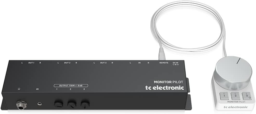 TC Electronic Monitor Speaker and Subwoofer Part, Silver/Black Pilot