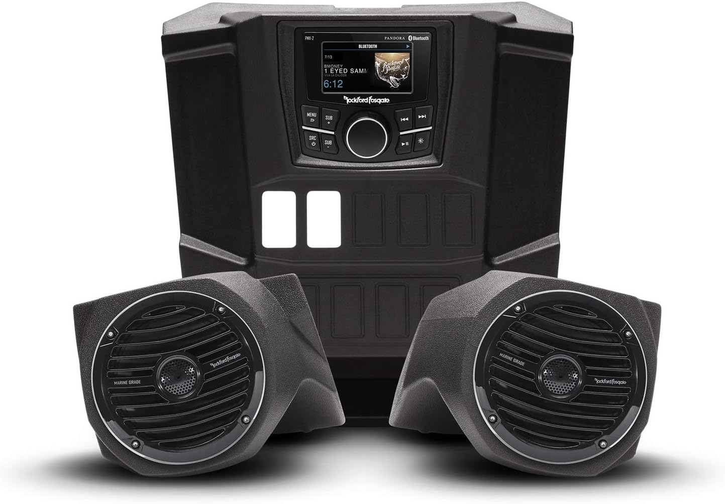 Rockford Fosgate RNGR-STAGE2 Stereo and Front Lower Speaker Kit for Select 2015-2018 Polaris Ranger Models