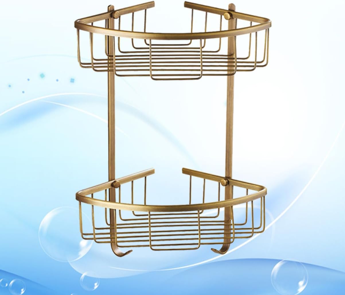 Cabilock wall mounted shelves for storage bathroom storage rack shower shower basket wall mount wall mount corner shelf European style