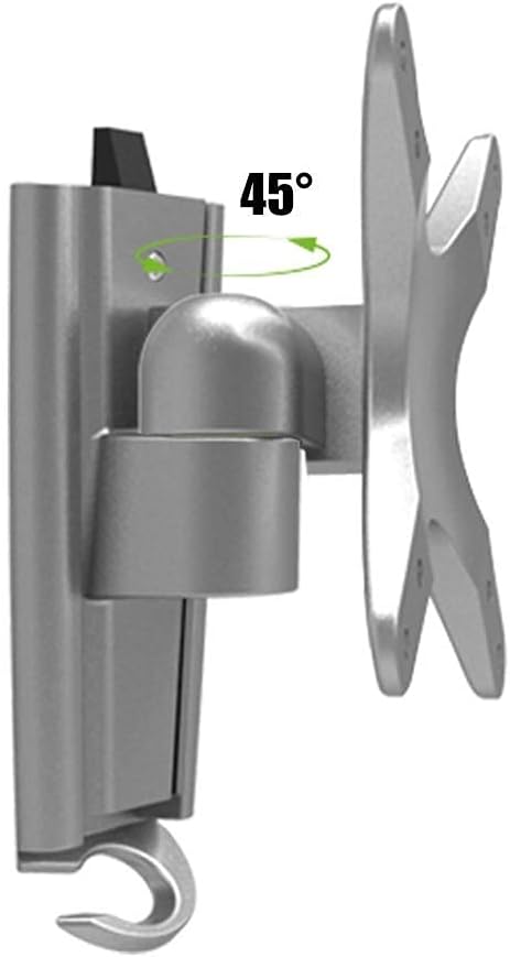 Display Bracket Full Motion TV Mount Bracket for 13 32 Inch Display Monitor with Gas Spring Sturdy and Swivel Chrome Plating Wall Mount 100x100mm