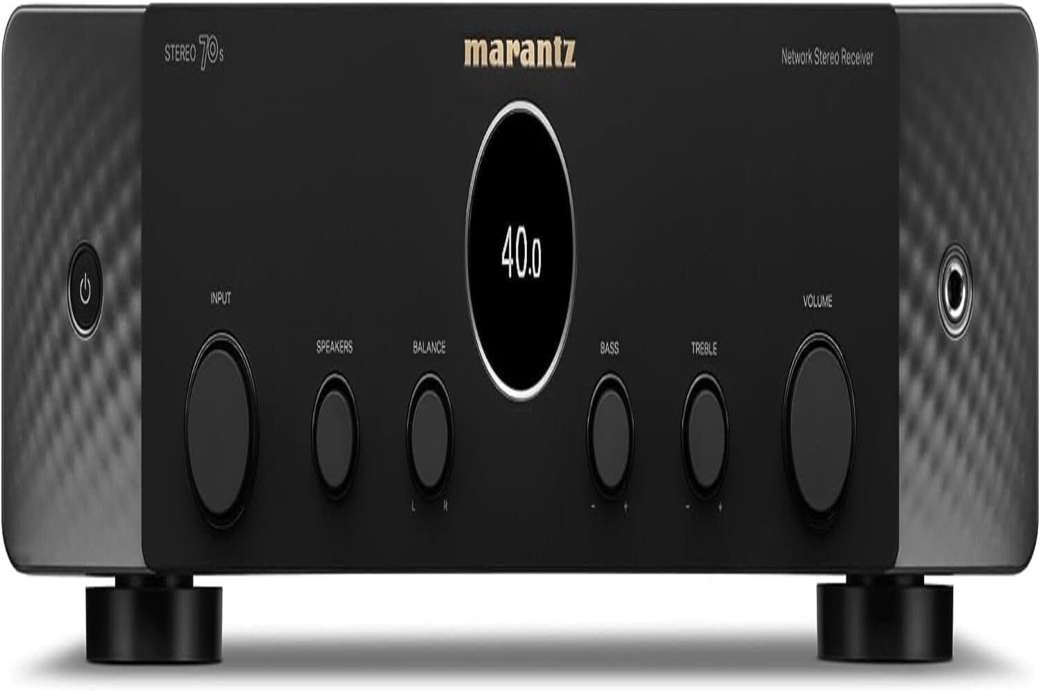Marantz STEREO 70s 2-Ch AV Receiver (75W X 2) - 4K/120 and 8K Compact Home Theater Receiver, Class A/B Amplification, Supports Spotify Connect, Airplay 2, Bluetooth, & More via Wi-Fi & HEOS Multi-Room