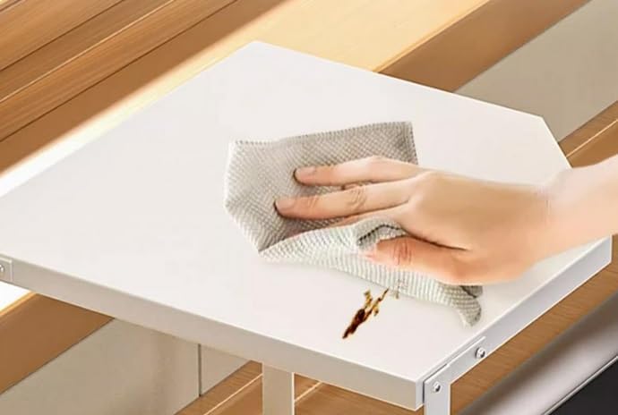 Corner Kitchen Shelf Rack, 3-Tier Space Saving Pot Stand, Carbon Steel Cookware Organizer for Small Spaces