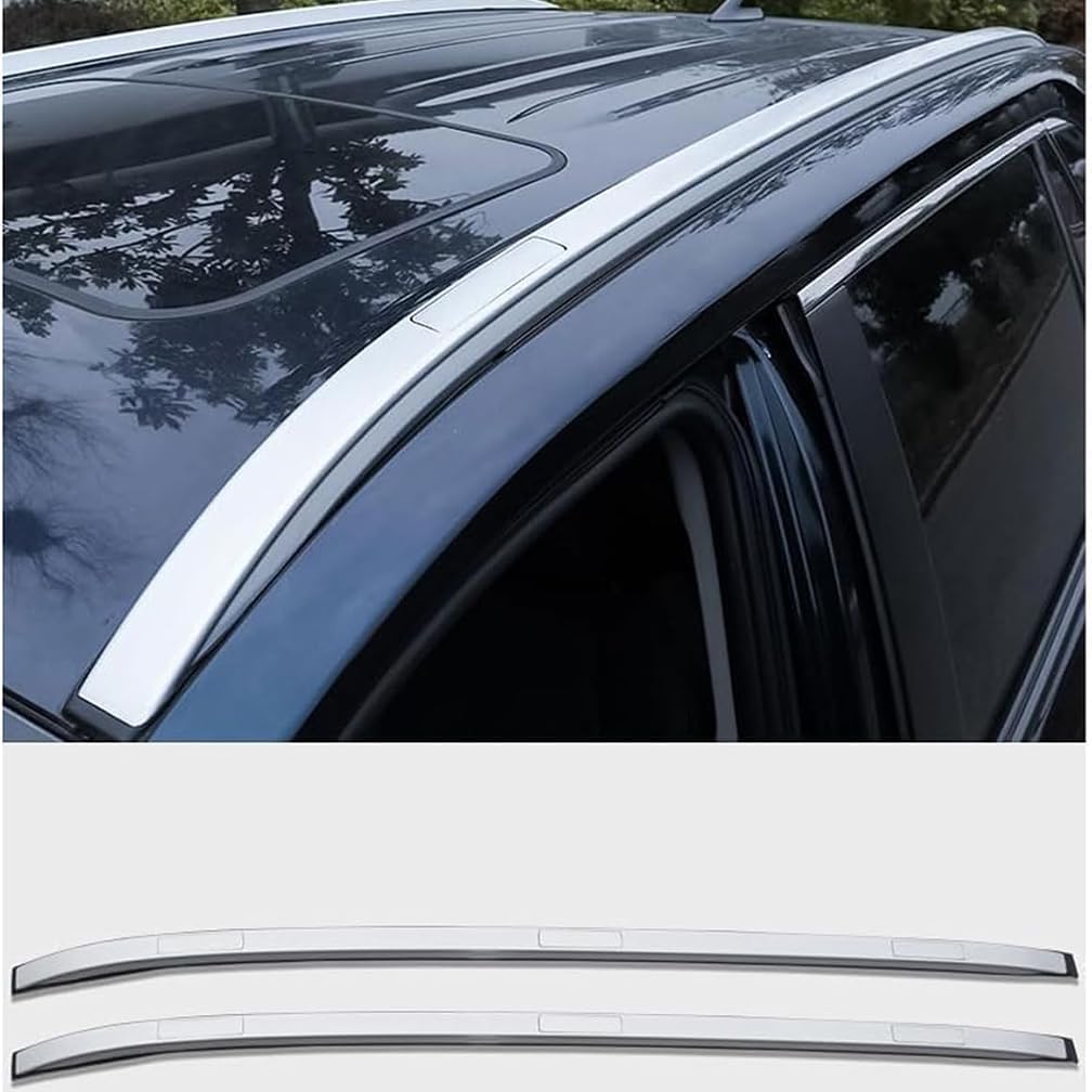 Car Roof Racks, for AAA Anti Theft Anti Rust Cross Bar Cargo Travel Baggag Transportrack, Auto Accessories,B-Silver