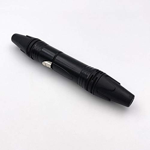 Davitu Electrical Equipments Supplies - 40Pcs / 20Set Gold Pin 3 Pin Male/Female XLR Audio Connector 3Pin MIC Black Plug for Microphone Cable Electrical Adapter - (Color: 20Male 20Female)