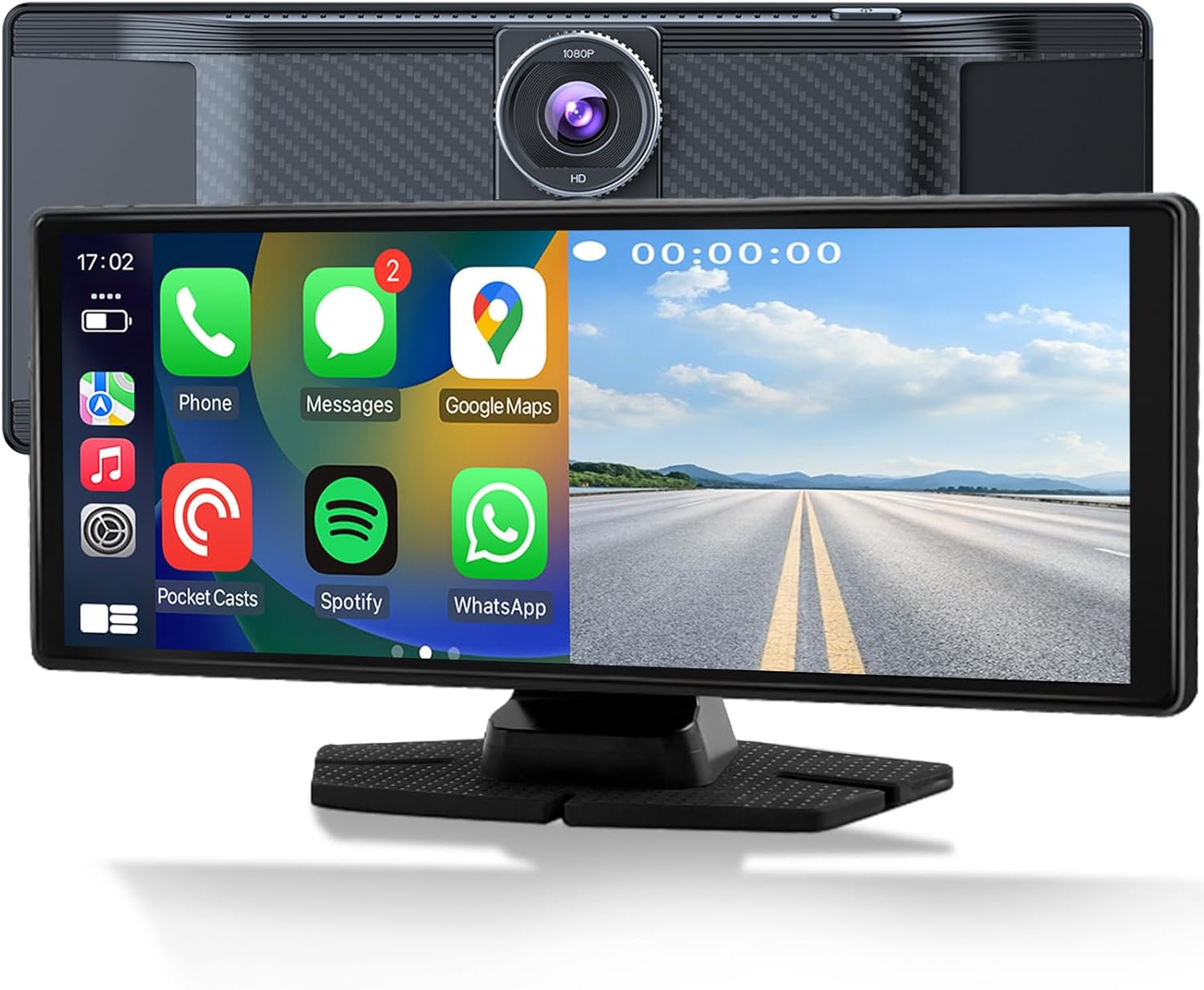 Wireless Apple CarPlay Screen for Car, 10.26