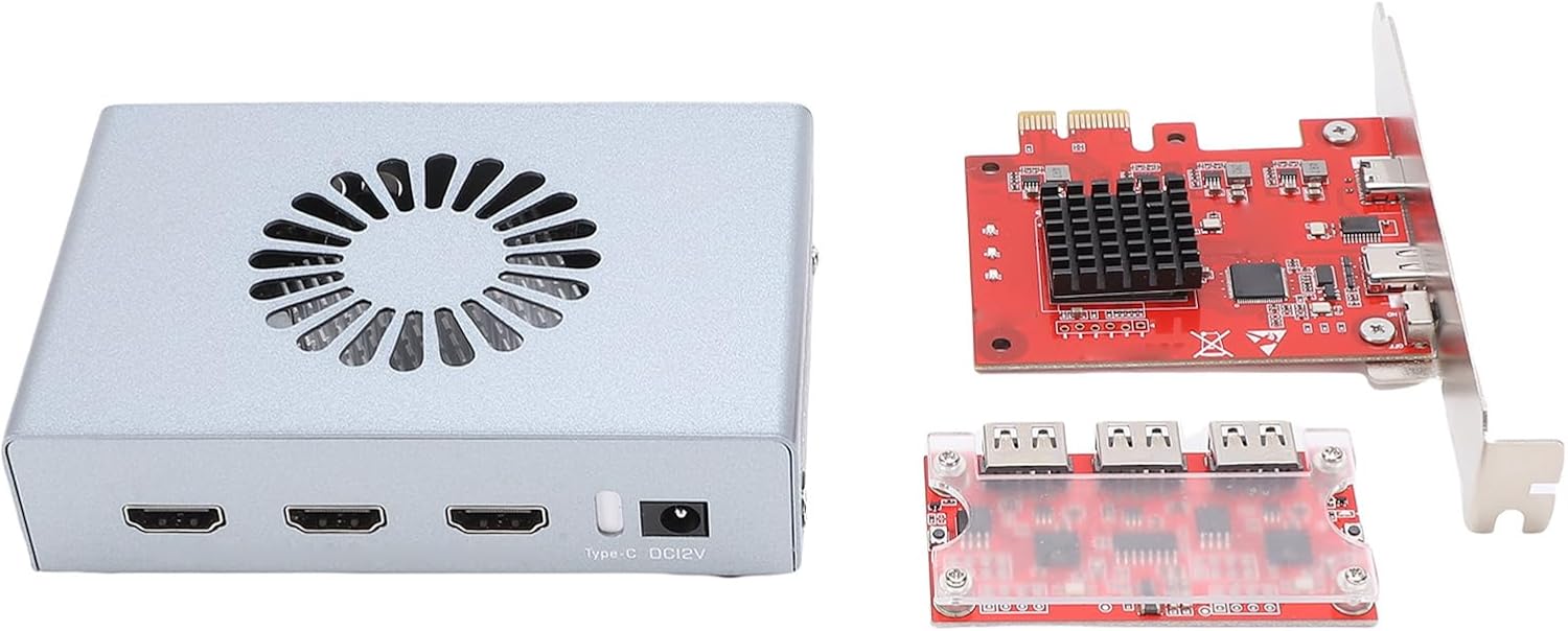 Tangxi DMA Fuser Hardware Kit, 4K 60Hz HDMI Overlayer Synthesizer, 6th Generation Video Synthesizer with Built in Fan for Temperature Control