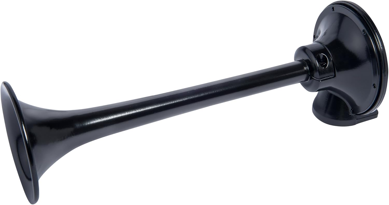 Grover® Products 1680 Single Truktone® Brass Horn, 13.5″, Black