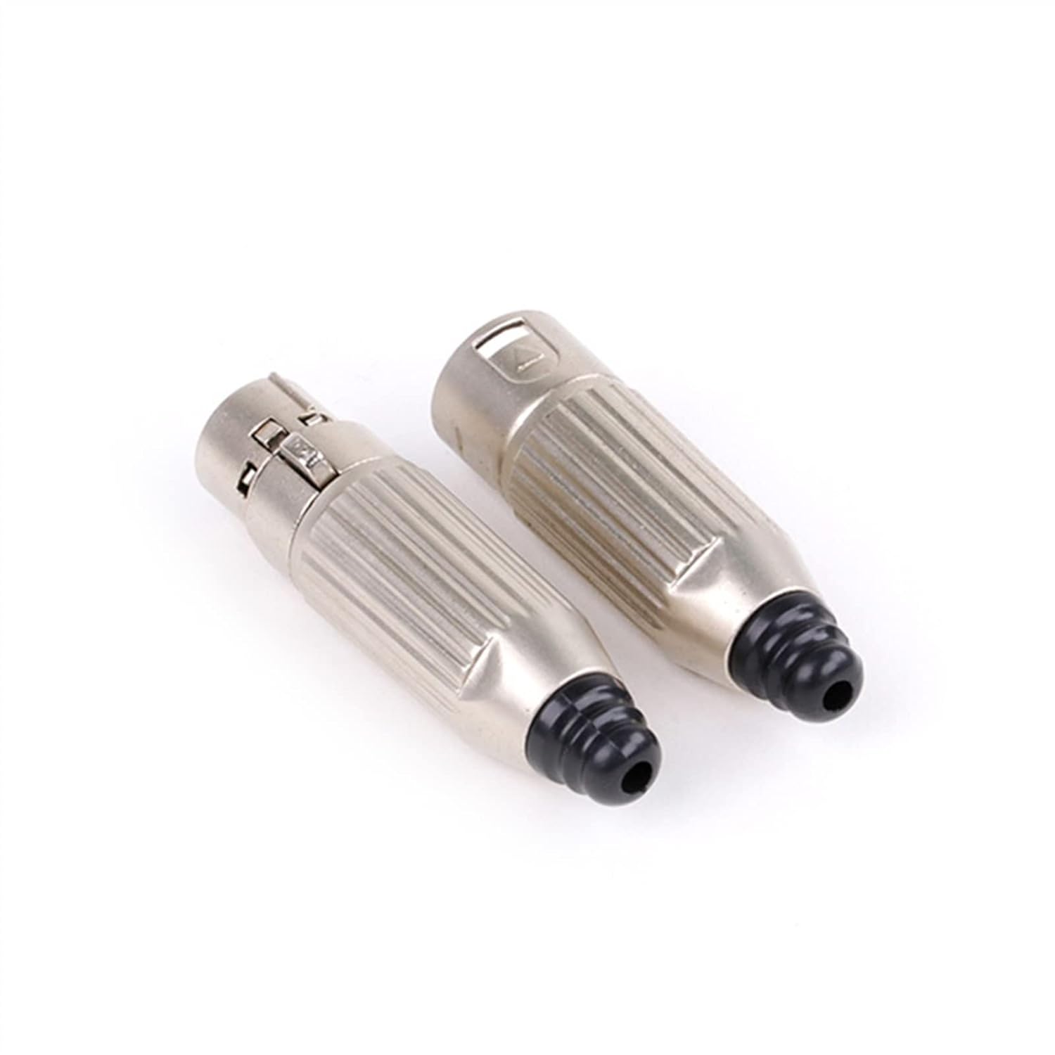 Silver Cable Soldering Straight Adapter X L R 3 Pin Male Female Plug XLR Audio Microphone Connector Adapter 10Pcs (Color : 10xD1033F)