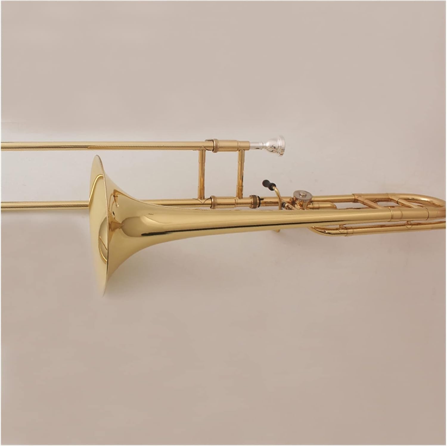 FLFL Student Trombone Professional Tenor Trombone B Flat Turn F Transposition Trombone Lacquer Gold Brass