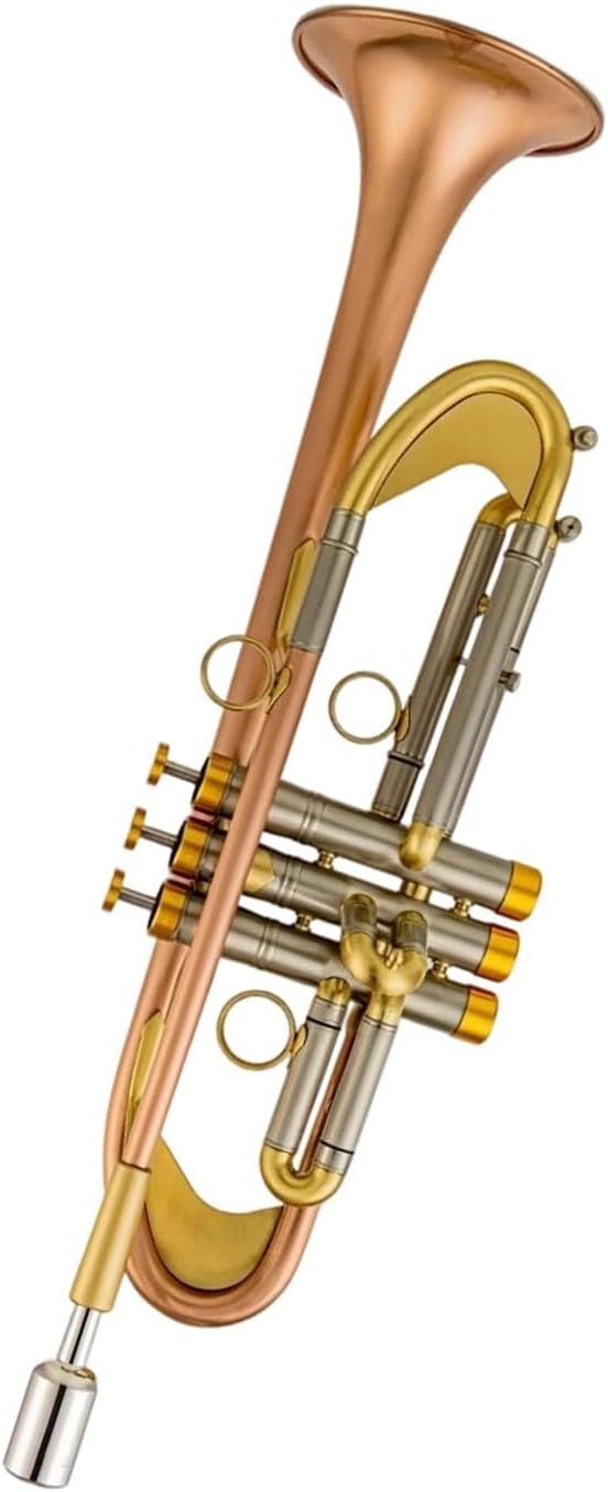 Trumpet Brass Set Adult Bb Trumpet Phosphorus Copper Plated Brass Professional Instrument With Hard Case