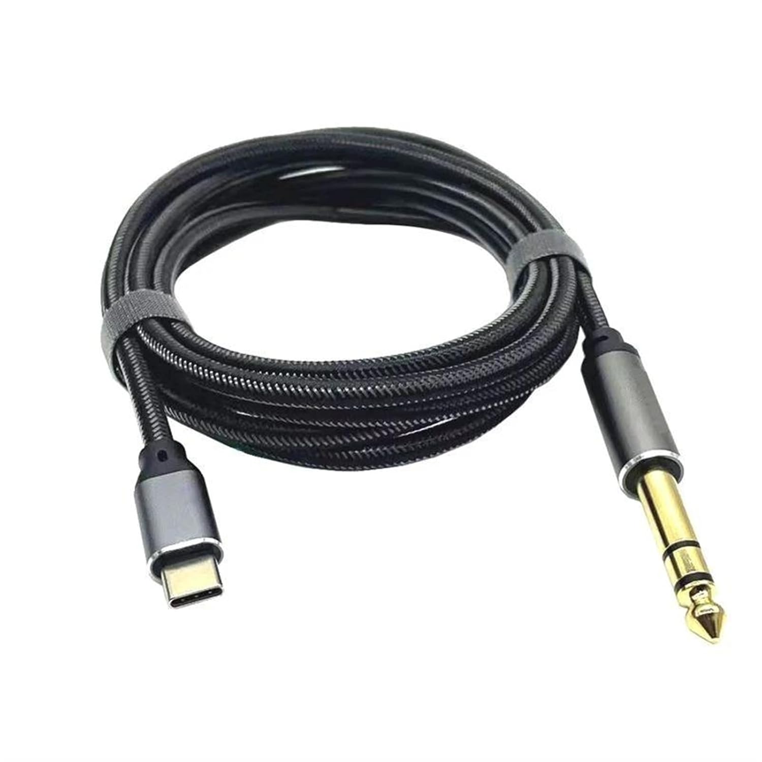 5m Type-C to 6.35mm Cell Phone Connection Electronic Piano Guitar Microphone Amplifier Audio Cable