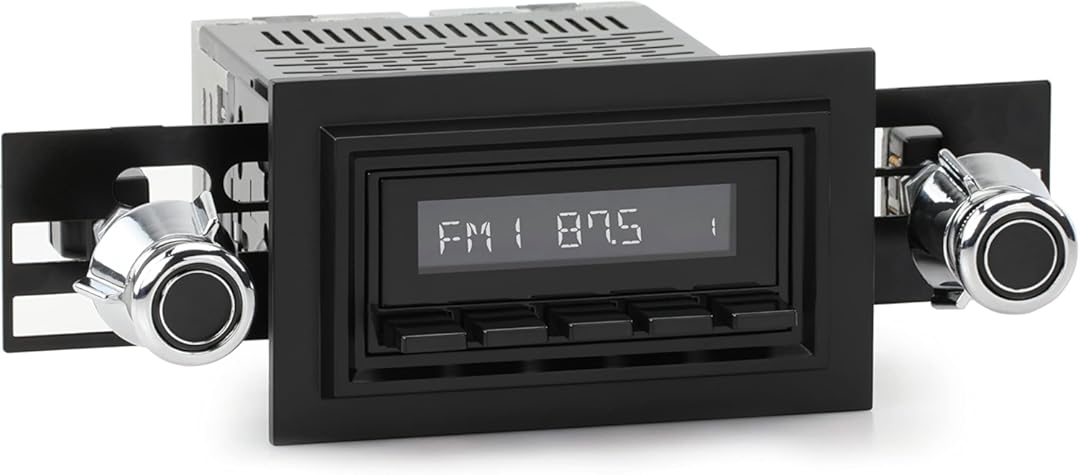 RetroRadio Compatible with 1981-87 Lincoln Town Car Features Include Bluetooth, AUX, AM/FM LAB-M1-221-55P-75PL4