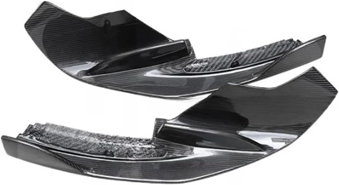 Real Carbon Fiber Car Front Bumper Lip Splitter Compatible for Mclaren 540C 570S Spoiler Anti-Collision Angle Guard