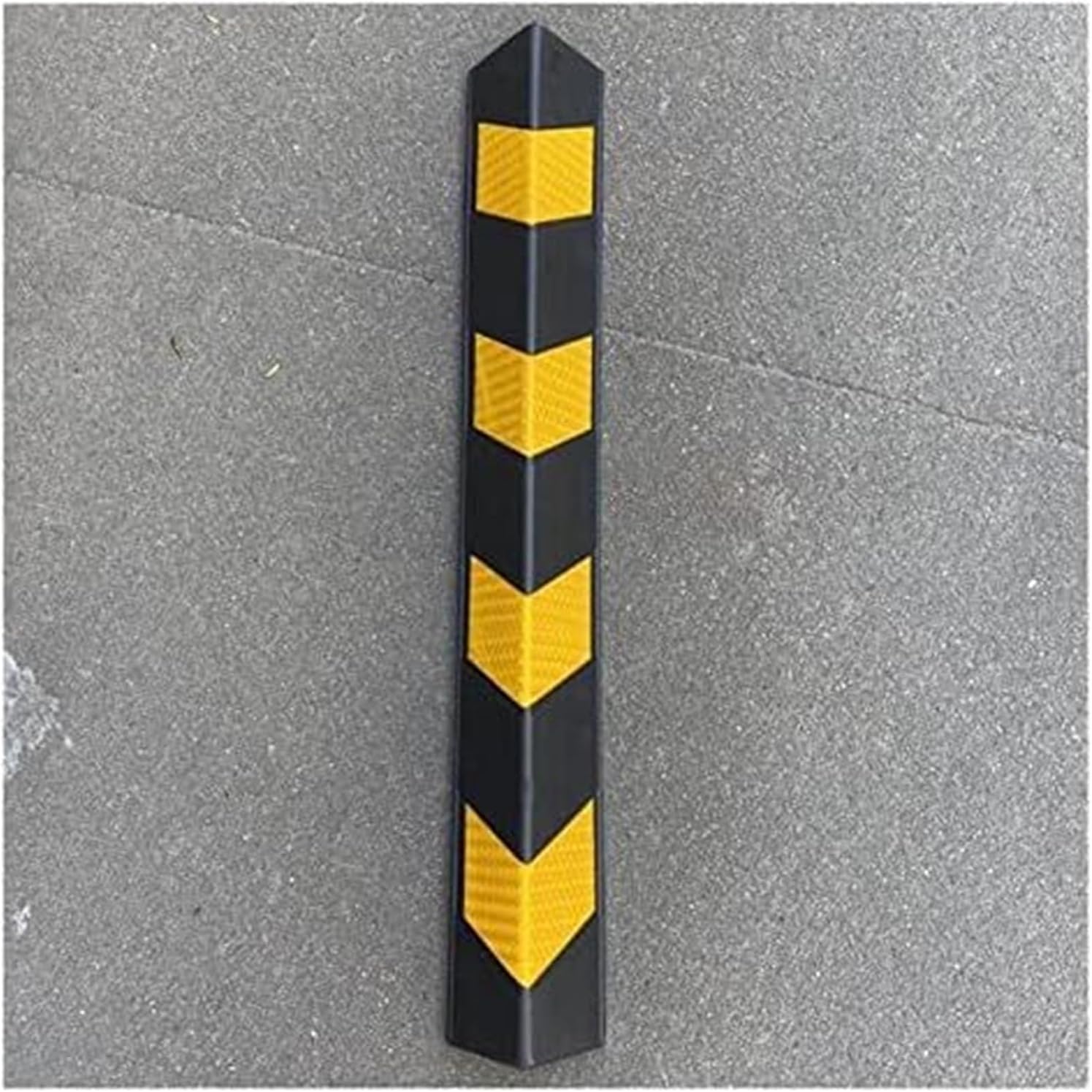 Garage Wall Protector,Car Parking Protector,Rubber Column,L-Shape Corner Guard Reflective Yellow Strip,Ground Floor Garage Protection Wall Corner Guards,1cm Thick (Color : Yellow, Size (Color : Yello