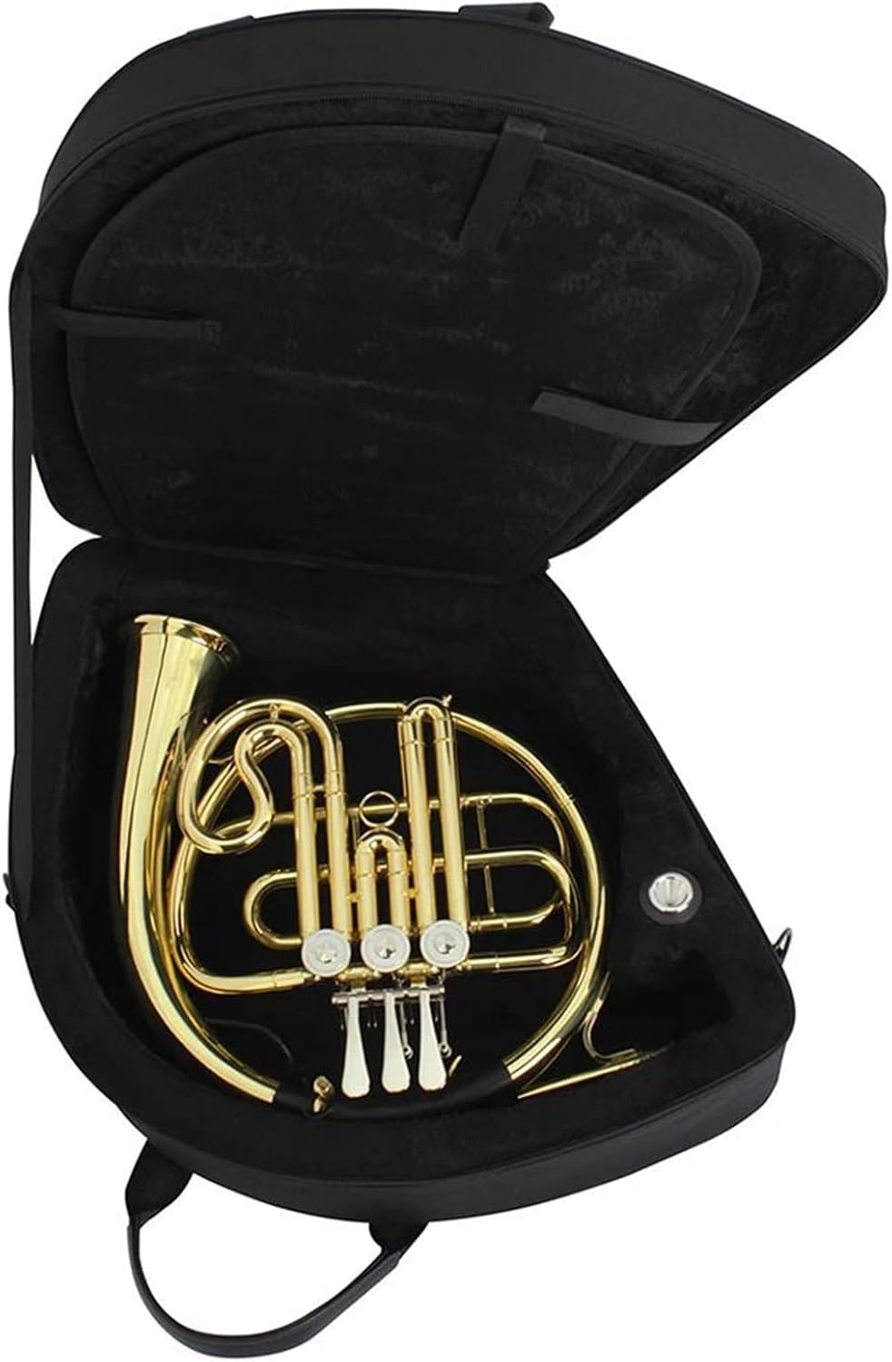 Brass French Horn 3 Keys F/Bb French Horn Brass Instrument Golden Split French Horn With Box & Brush Musical Instrument Accessories