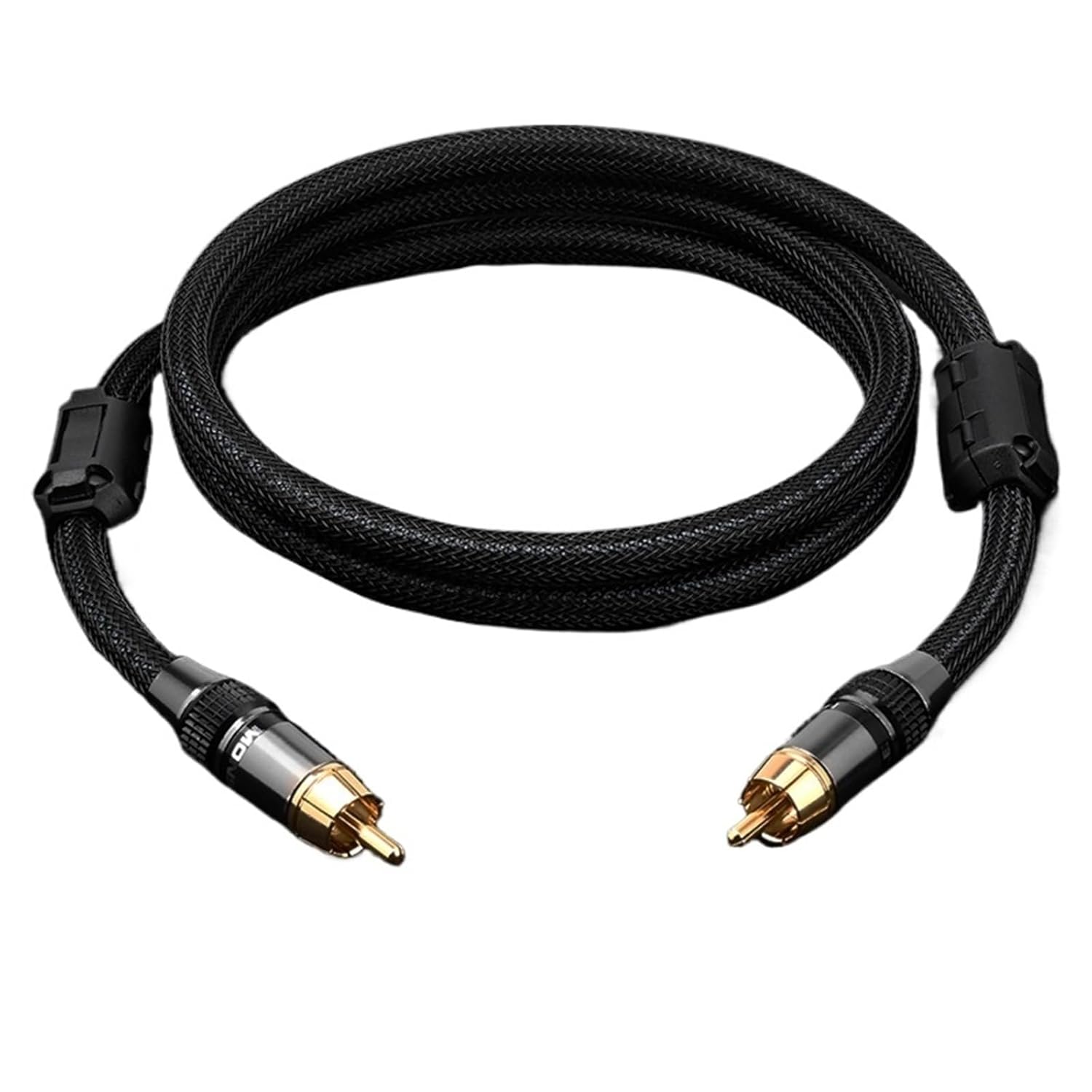 HiFi RCA Coaxial Cable Professional Stereo Audio Cable Hi-end 6N OFC RCA Male to Male Connector for Amplifier Speaker CD(3m)