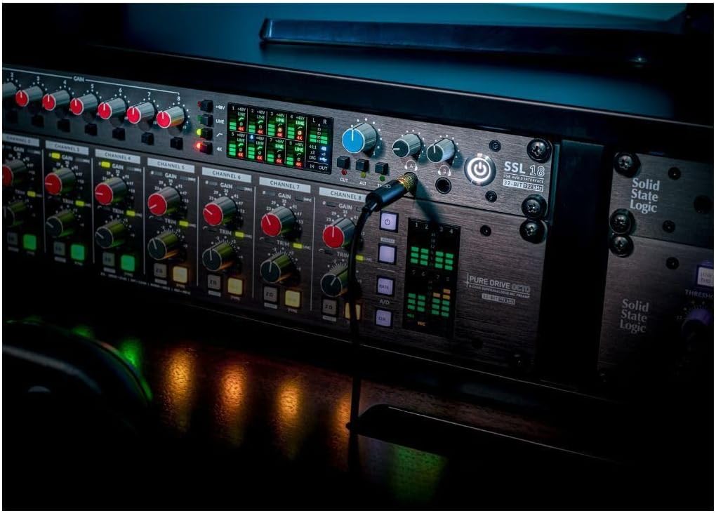 Solid State Logic SSL 18 26-In and 28-Out USB Audio Interface with 4K Analogue Enhancement, Alternative Speaker Switching, and 10 Balanced Line Outputs (Black)