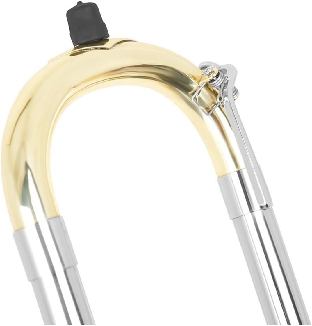 Adult Trombone Instrument Musical Instrument Gold And Silver Color B Flat Key Transposition Adult String Pipe Trombone