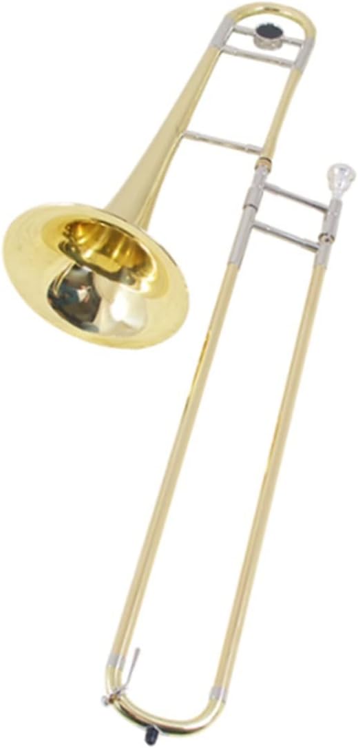 TSTS Professional B-Flat Bass Drawn Trombone Instrument for Beginners in Grading and Performance Beginner Trombone
