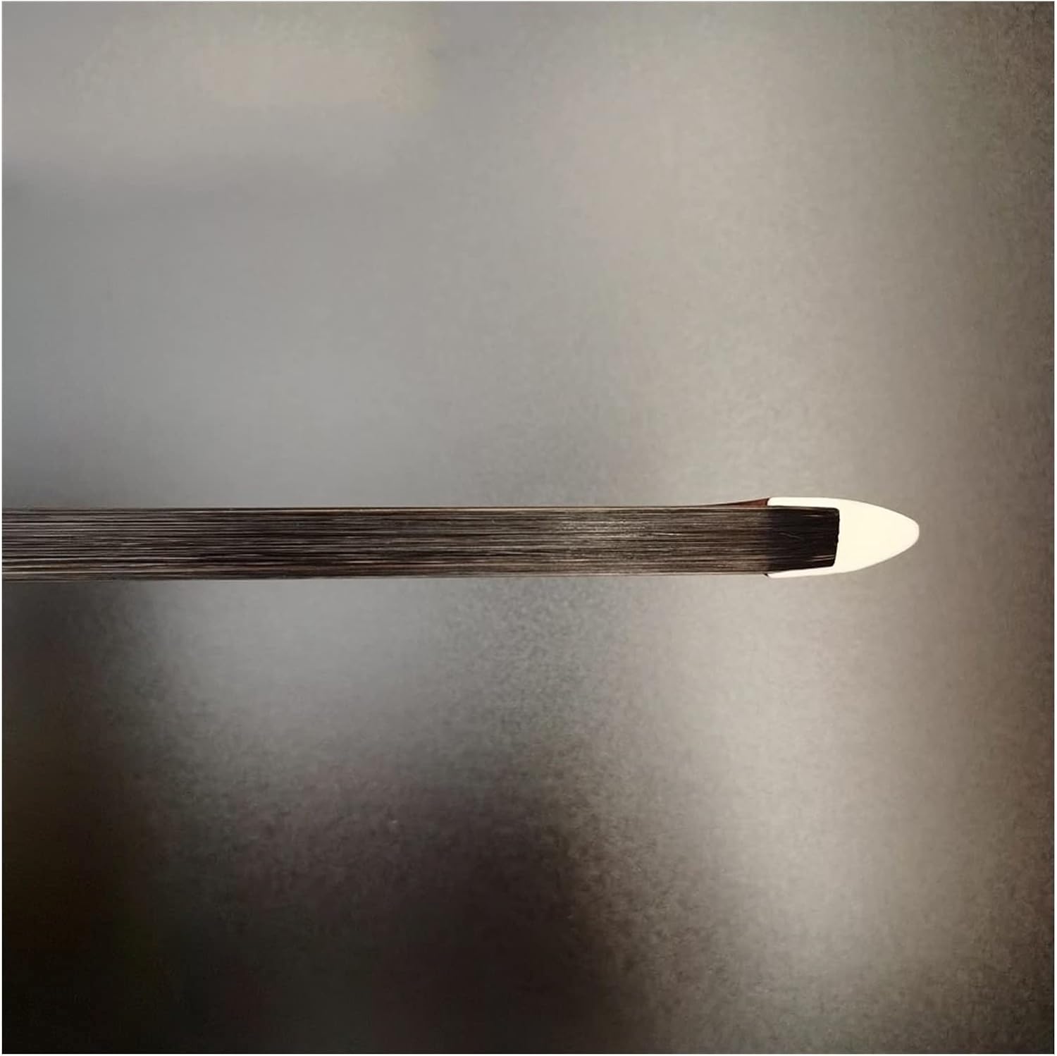 TSTS 4/4, 3/4, 1/2, 1/8, 1/4 Size Bass Bow Brazilwood Round Stick Nickel Silver Parts Full Size Violin Bow (Color : 4/4)