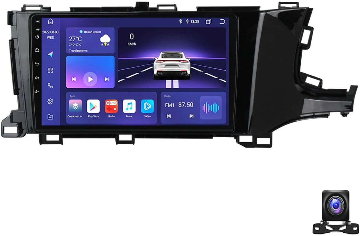 9 Inch Touch Screen Car Stereo with Navigation Compatible with Honda Shuttle 2015~2019 Android Car Radio Compatible with Carplay Android Auto Radio FM RDS DSP SWC 4G,M800S 8G+256G