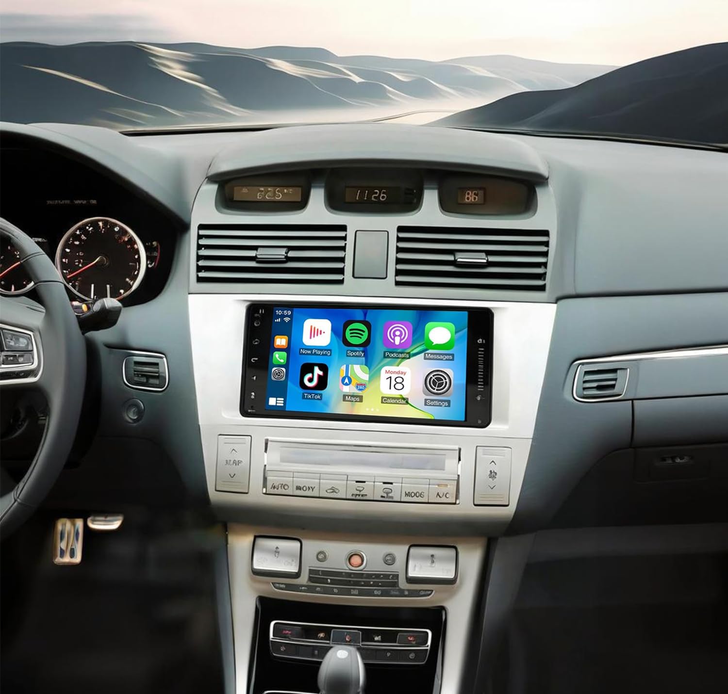 [2+32G] Android 13 Car Stereo with Wireless Carplay & Android Auto for Toyota Solara 1999 2000 2001 2002 2003 7