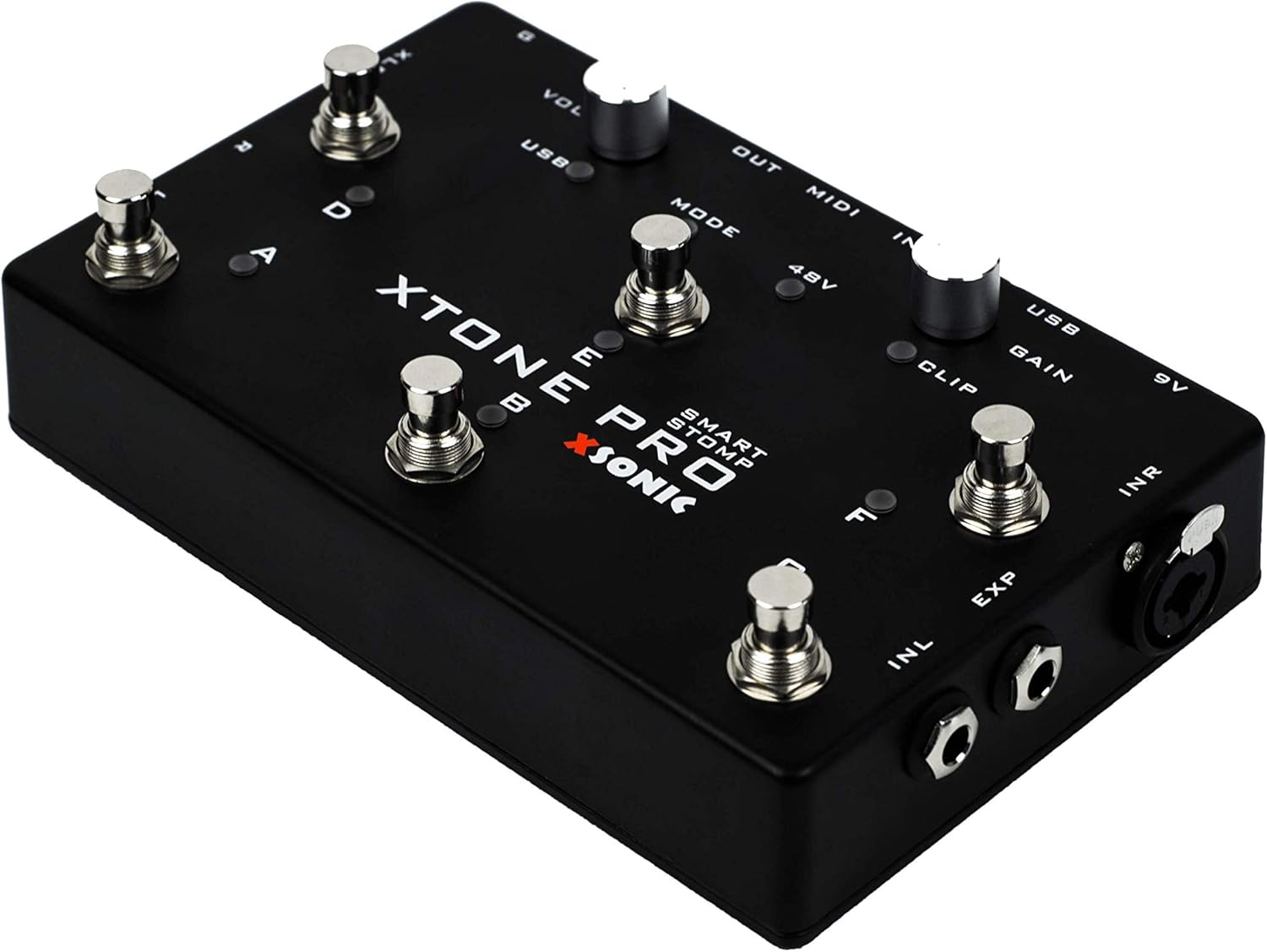XTONE PRO 192K Professional Mobile Audio Interface & Ultra Low Latency & 192KHz & 114dB & Two input & Mic preamp & expression pedal