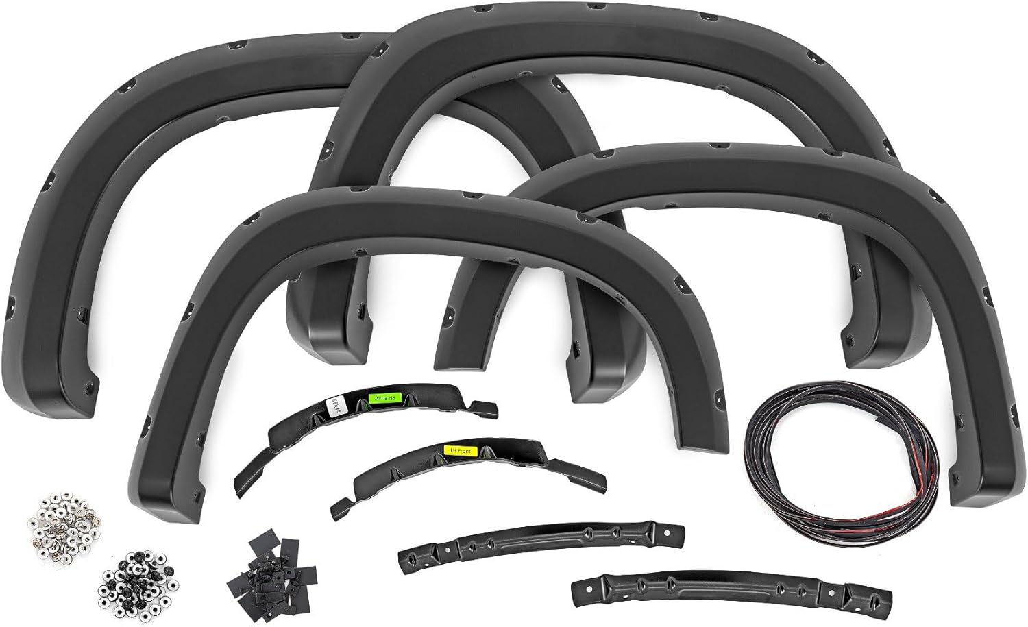 Rough Country Pocket Fender Flares for 22-25 Chevy Silverado 1500 - F-C12211