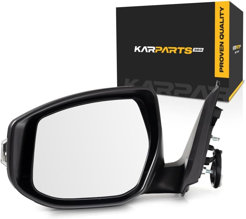 For Nissan Altima Door Mirror 2013 14 15 16 17 2018 Driver Side | Sedan | Power | Non-Heated | w/Signal | Paint-to-Match | Replacement For NI1320224 | 96302-3TH2A