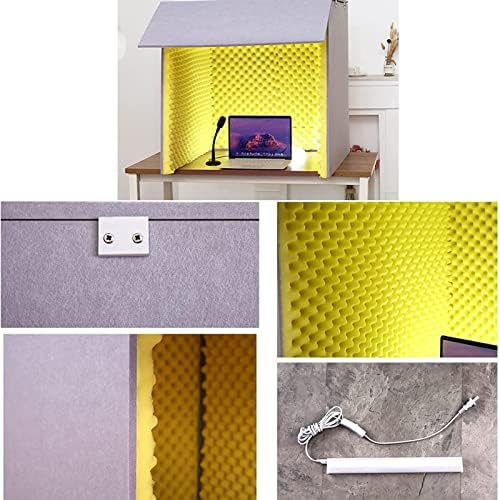Soundproof Booth Home with top Board Foldable Assembly Type - Soundproof Room, soundproof Sheet Wall,Soundproof Booth, Soundproof Box Partition