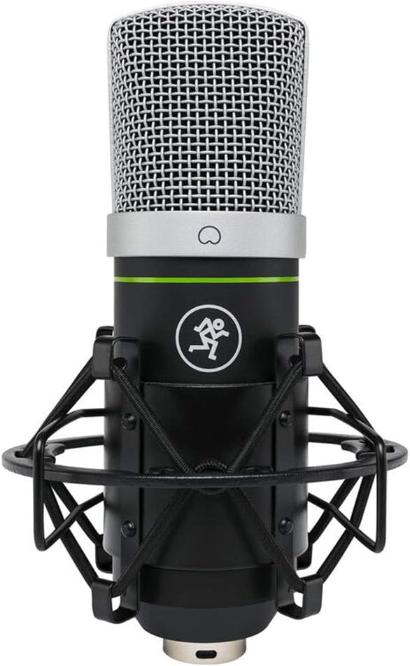 Mackie EM-91CU USB Condenser Microphone Bundle with Mic Boom Scissor Arm Stand & Pop Filter