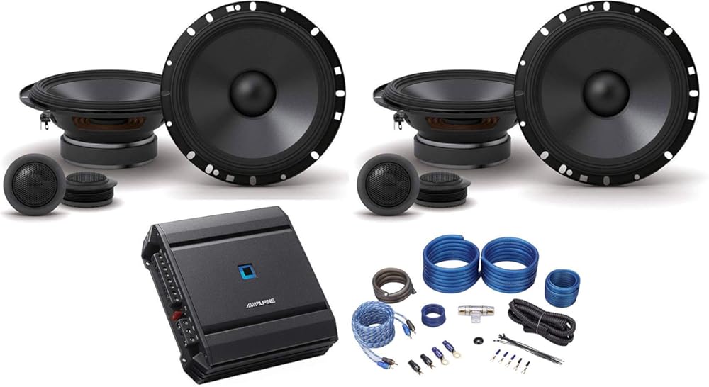 (2) Pairs ALPINE S-S65C 240w 6.5