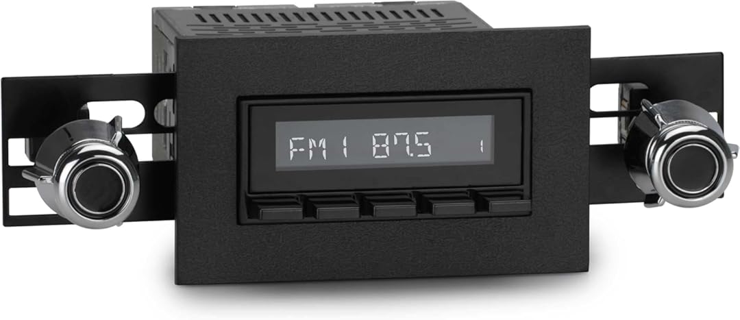 RetroRadio Compatible with 1981-86 Ford Econoline Features Include Bluetooth, USB, AM/FM HB-M2-228-55P-75PF2