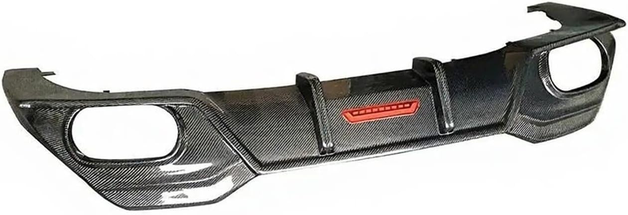 Car Bumper Rear Lip Diffuser Spoiler Compatible for BMW 840i G14 G15 G16 8 Series 2019 2020(Dry Double Carbon Fiber)