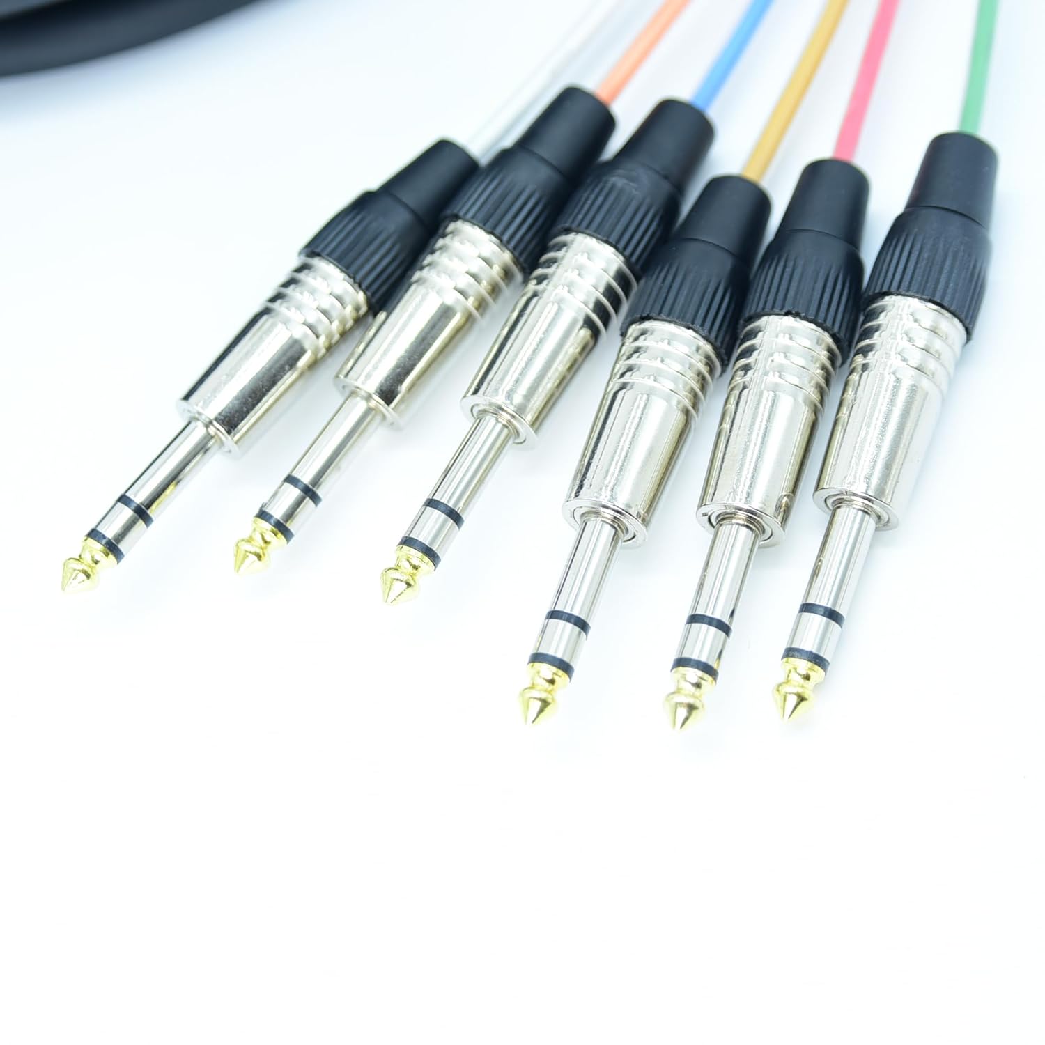 Arklove 50ft DMX Cable 50ft TRS Snake Cables Audio Balanced Patch 1/4 to 1/4 Cable 4 Channel Connector Digital Splitter Microphones Stage & Studio Recording Studio Equipment Profesional Live Cable