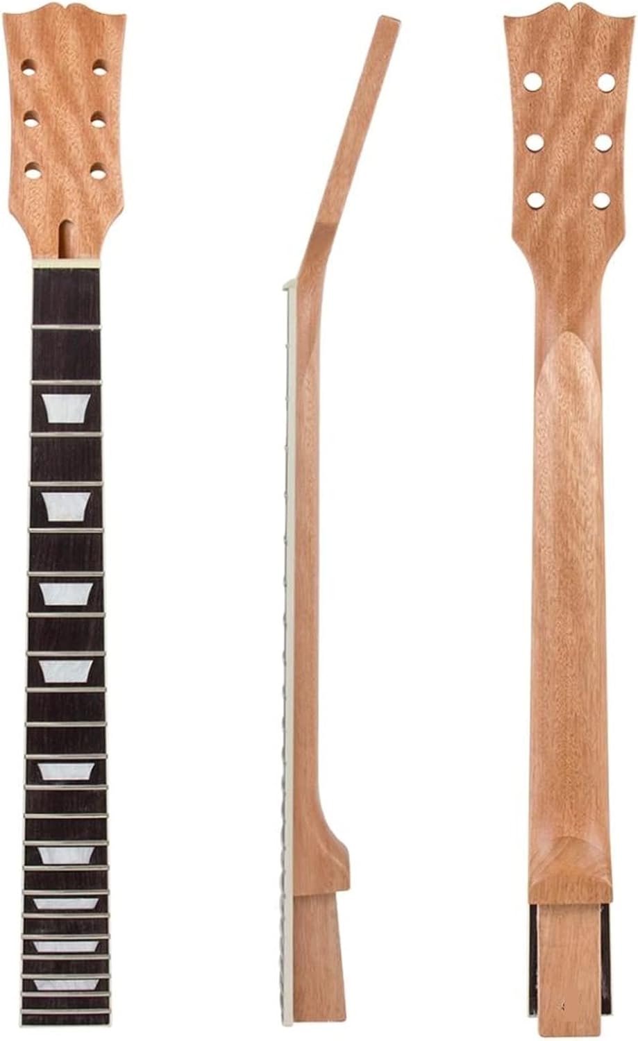 Electric Guitar Neck Mahogany DIY for LP Guitar Parts Replacement 22 Frets Electric Guitar Neck