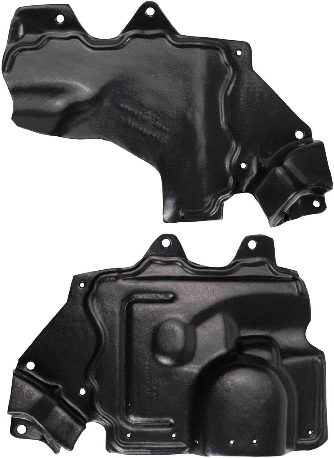 TRQ Front Fender Splash Shield Driver & Passenger Side NI1250140 NI1251140 Compatible with 2007-2012 Nissan Sentra