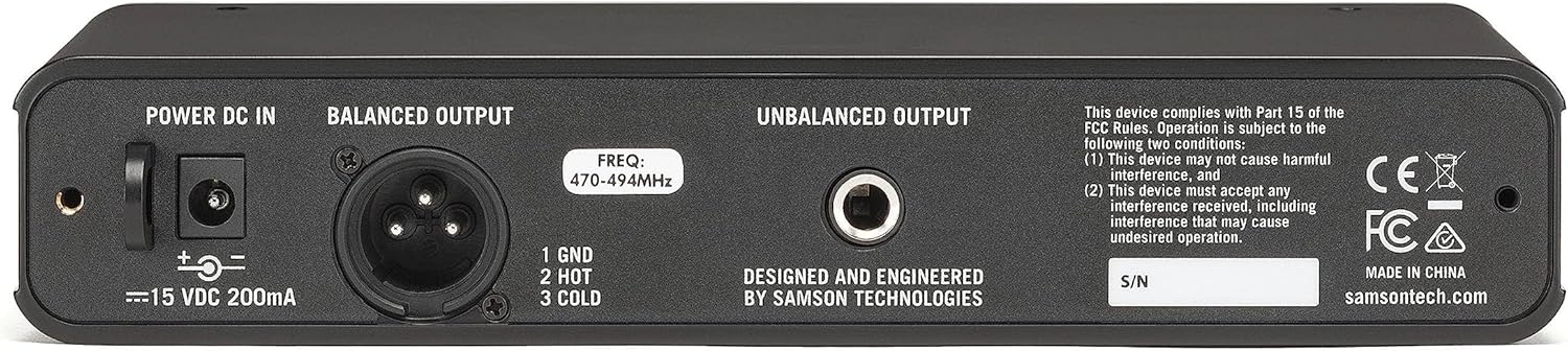 SAMSON Concert 88x Handheld UHF Wireless System Q7(D Band)