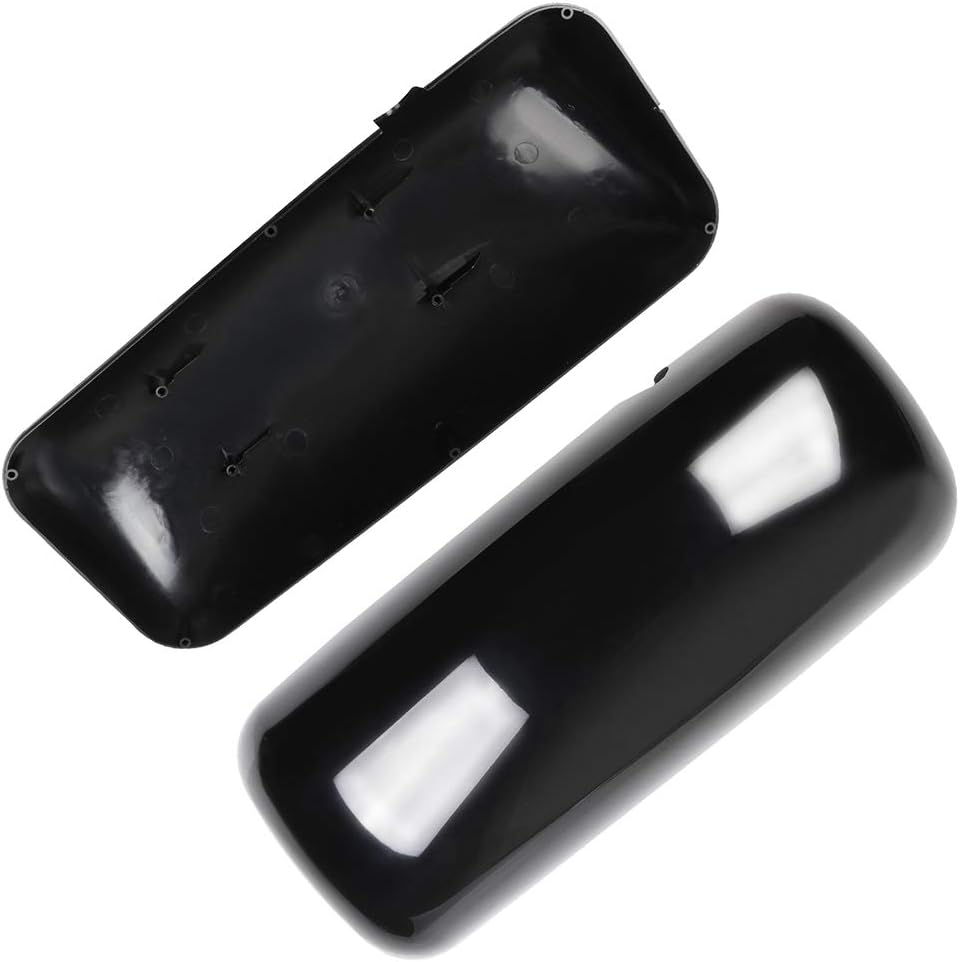 ECCPP Hood Mount Convex Mirrors Compatible With 2008-2016 For Kenworth T660 T600 T370 T270 T800 With Left Right Side Tuck Car Mirrors Black Housing