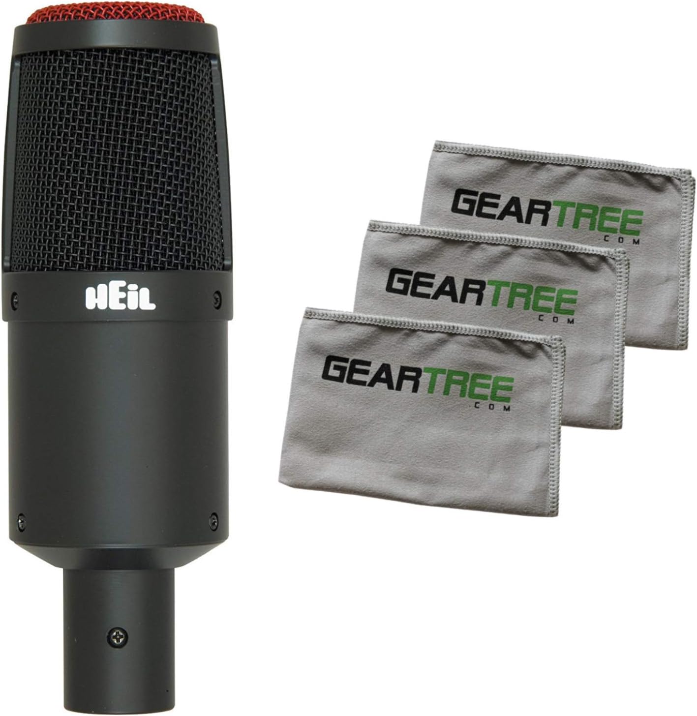 Heil Sound PR30B Dynamic Cardioid Large-Diaphragm Mic Bundle w/Cloth Pack