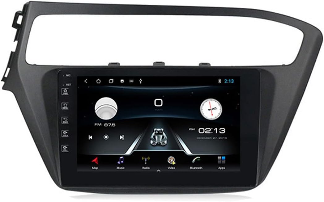 Android Radio Double Din Car Stereo with Bluetooth in-Dash Car Radio 9 Inch Touchscreen Multimedia Player for Hyundai I20 2018-2019 Support Mirror Link USB Backup Camera SWC