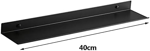 Shower Shelves Bathroom Shelf, Black Bathroom Corner Shelf, Wall Shelf Shower Storage Rack Bathing Accessories (Color : 40cm)