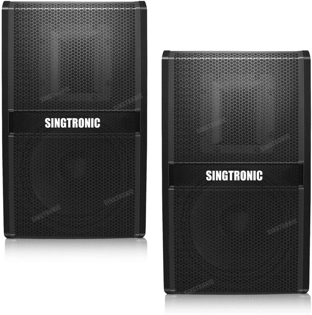 Singtronic Professional 2000W YouTube Karaoke System | 4-in-1 Touchscreen Karaoke Amplifier with Android, Bluetooth, Anti-Feedback Mixer, 2 Wireless Microphones