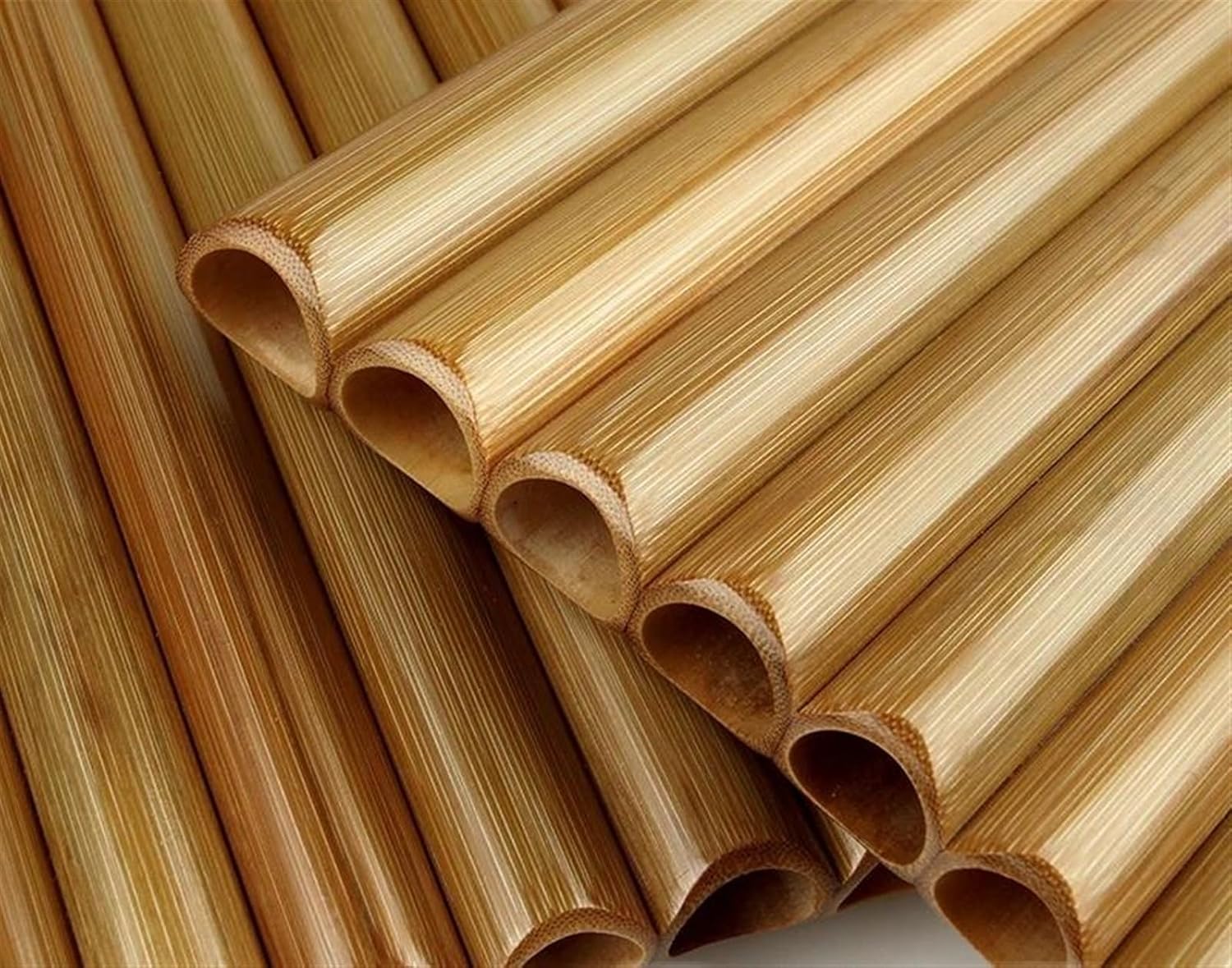 Right Left Hand Traditional Musical Instrument 10 Pipes Pan Flute C Key Pan Pipes Woodwind Instrument (Color : Left hand)