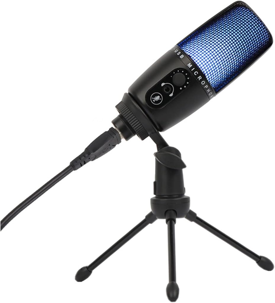 USB Condenser Gaming Microphone, Plug & Play, Precise Supercardioid Pickup Pattern, Professional Recording Quality