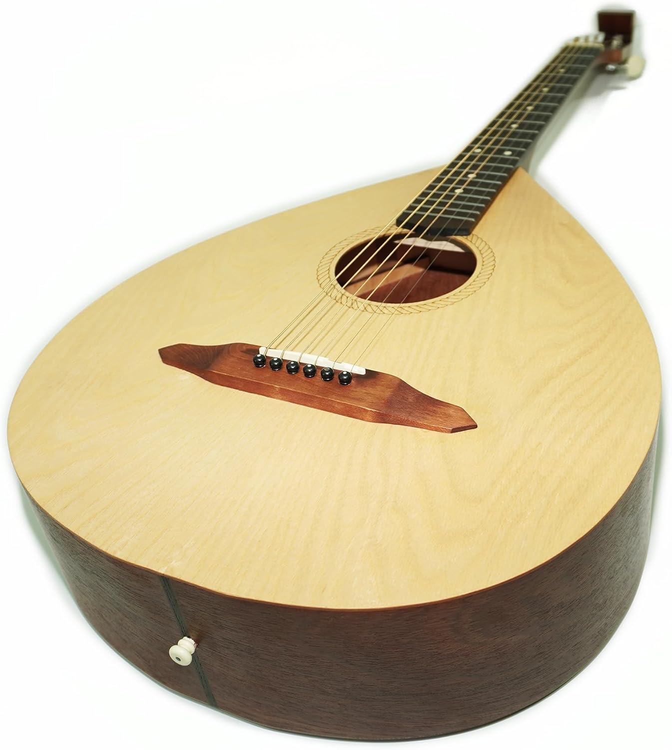 New Ukrainian 6 Six Strings Acoustic Guitar Traditional Lute Folk Kobza, Natural Wood Amazing Beautiful Sound Folk Music made in Ukraine Lute Guitar Vihuela