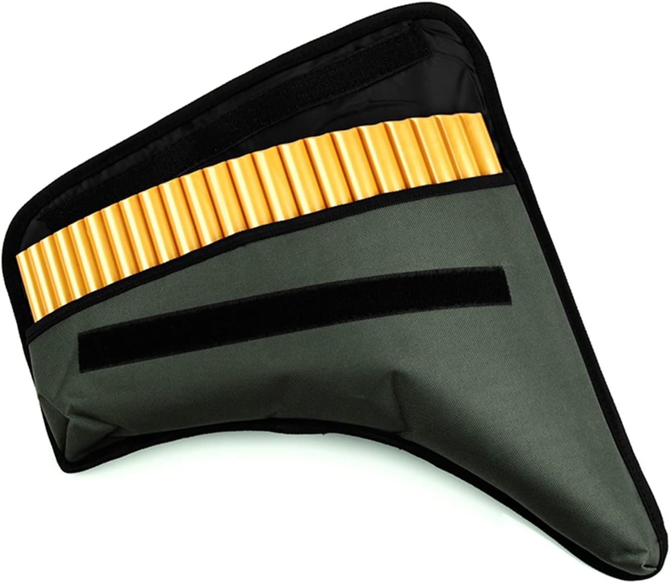 PanPipes Woodwind Instrument 22 Pipes PanFlute with Base G Key ABS Plastic Pan Flute Music Instrument Tunable Panpipes (Color : Right Hand)