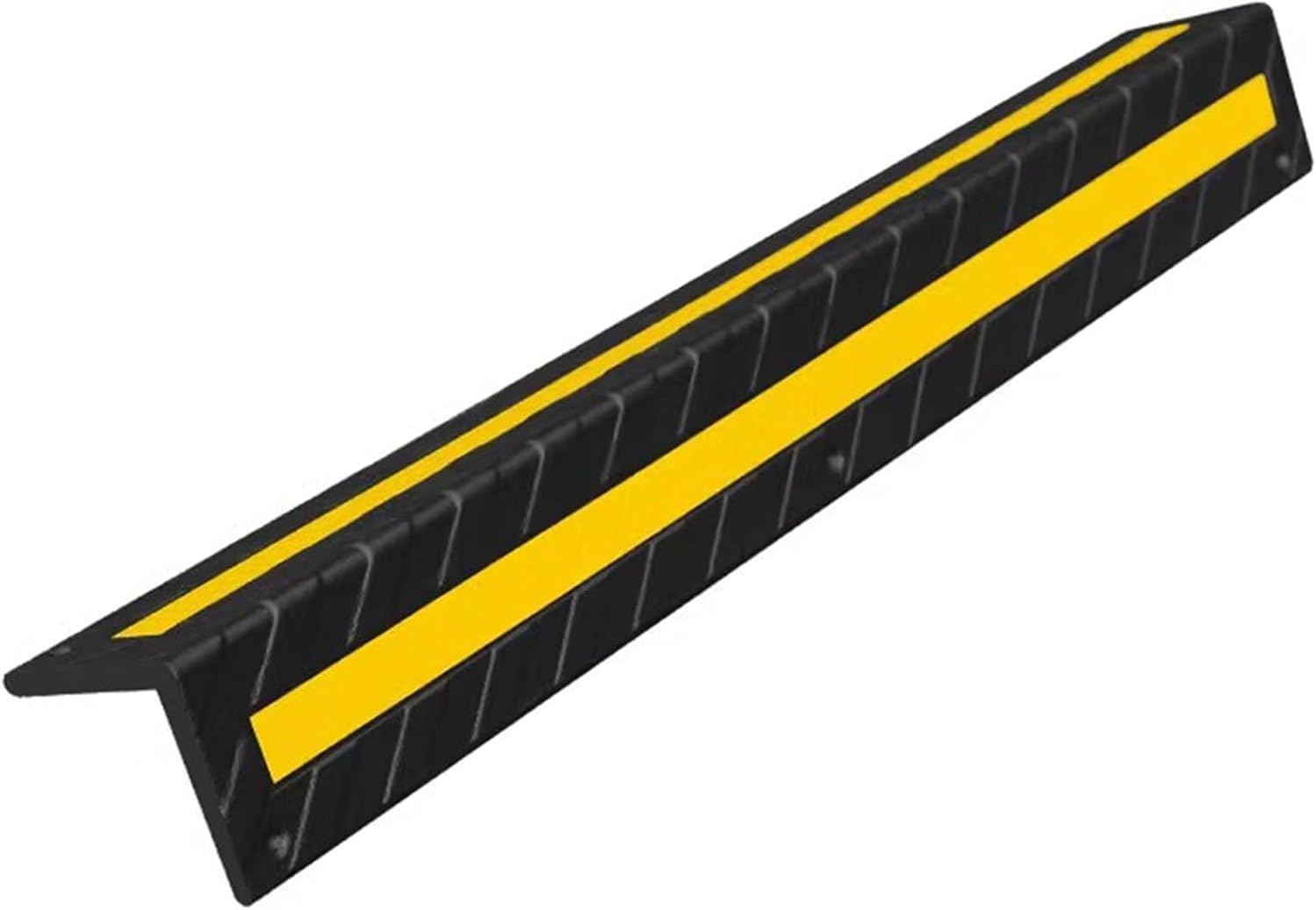 Car Parking Protector Rubber Corner Protector Wall Corner Guard for Parking Garages,L-Shape Garage Rubber Column(Black,10pcs-0.9cm)